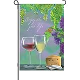 12in Garden Flag - Enjoy the Good Life