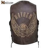 Xelement Brown Flying Skull Cruiser Vest Reviews
