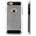 Caseguru Armor Guard Slim Fit Case for iPhone 6/iPhone 6S (4.7 Inch) [STAND FEATURE] - Silver