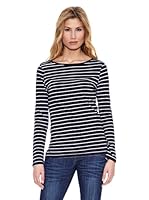 Peace & Love Camiseta Manga Larga Bixbite (Azul Marino)