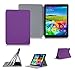 Samsung Galaxy Tab4 8.0 (8-Inch) Case Cover, FYY Ultra Slim Magnetic Smart Cover Multi-Angle Stand Case for Samsung Galaxy Tab4 8.0 (8-Inch) Purple (With Auto Wake/Sleep Feature)