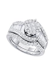 1.24CT DIAMOND SOLIEL BRIDAL SET