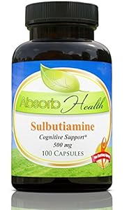 Sulbutiamine | Nootropic | 500 mg |100 Capsules | Best Price on Net!