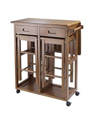 Home: Winsome Space Saver with 2 Stools, Square - Winsome Trading, Inc.