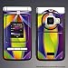 Nokia N75 colorful abstract Gel skin n75-g48