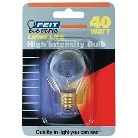 Feit Electric BP40S11N 40-Watt S11 Hi-Intensity Bulb, Clear by Feit Electric