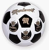 Sporting Goods : Traditional Black and White Hand Sewn Soccer Ball from Markwort - Size 5