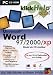  : Microsoft Word 97/2000/XP, 1 CD-ROM Direkt ab CD startbar. In nur 30-60 Sekunden zum Erfolg. F&uuml;r Windows 95/98/Me/2000/XP/03 oder Mac OS ab 7.6.1