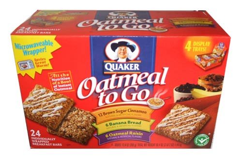 Quaker Oatmeal to Go 24 Count Variety Pack Breakfast Bars by Quaker