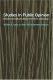 Studies in Public Opinion: Attitudes, Nonattitudes, Measurement Error, and Change