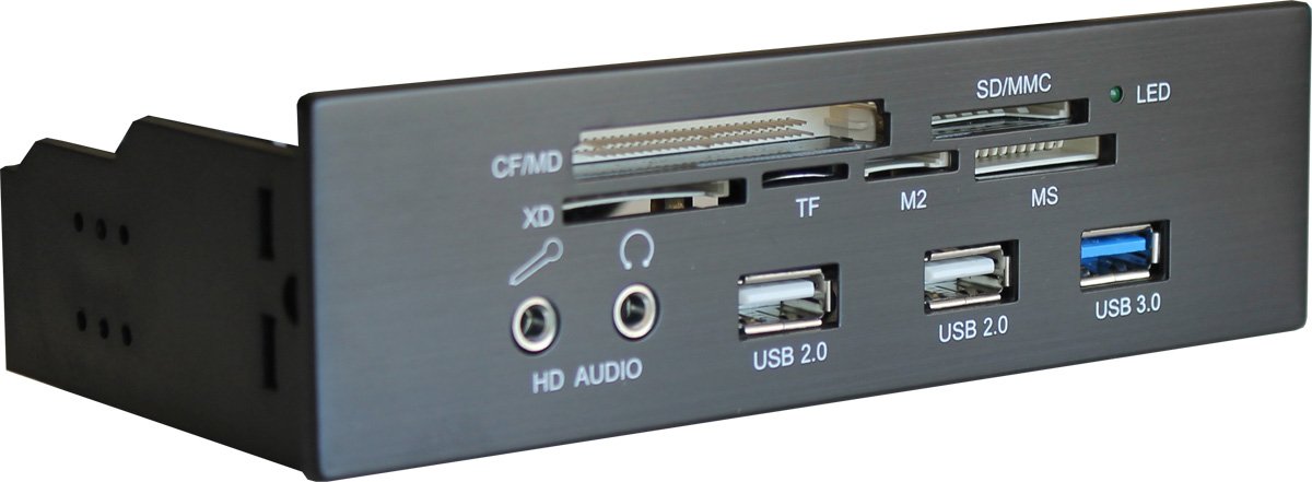 Amazon.com: nMEDIAPC i18-C28 Black Aluminum Panel 5.25