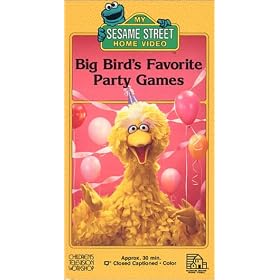 Sesame Street - Big Bird's Favorite Party Games [VHS]