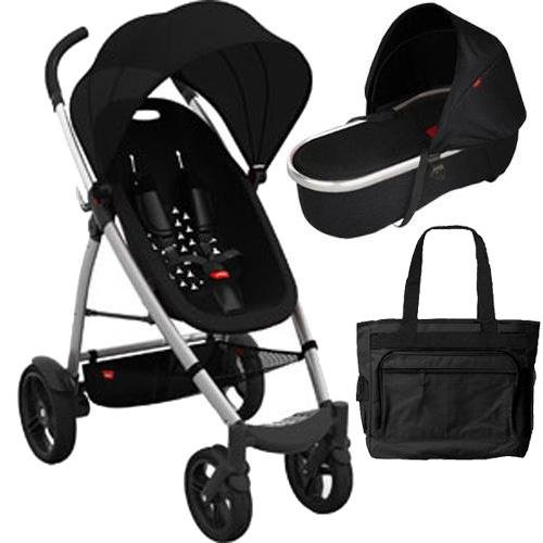 Phil Teds Smart Buggy and Peanut Bundle with Diaper Bag