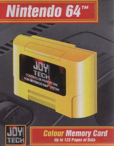 Childrens Toyshop  Video Games : Memory Card 256K - Yellow
