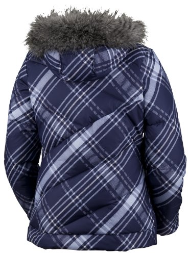Columbia Kinder Daunenjacke Snow Trinity Bomber, eclipse blue print, 164