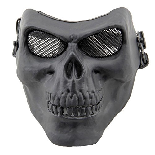 Coxeer DC-10 Deluxe Full Face Skull Mask Outdoor Hunting Cs War Game Mask