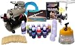 IWATA Eclipse HP-BCS AIRBRUSH Kit With Airbrush Depot 1 Year Warranty Tank Compressor and 6 Foot Air Hose Set, Createx Paint, How To Video, Airbrush Holder, Cleaning Pot, Mixing Sticks & Cups, Quick -Connector