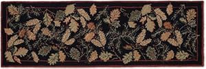 Autumn Seasonal Hallway Runner Handmade Hooked Decorative Area Rug 30