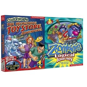ClueFinders Toy Store and Zoombinis Logical Journey