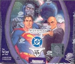 Upper Deck SuperMan Man of Steel VS. System 1st Edition Booster Box (24 packs per box, 14 cards per pack with 1 special Foil card per pack)
