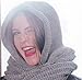 Angela & William Unisex Handmade Warm Hooded Scarf and Poncho Pullover