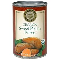 Farmer's Market Organic Sweet Potato Puree, 15-Ounce Cans (Pack of 12)