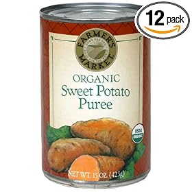 Farmer's Market Organic Sweet Potato Puree, 15-Ounce Cans (Pack of 12)
