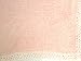 Bk1, Knitted on Hand Knitted Machine Pink Chenille Finished By Hand Crochet with Baby Pink Infant Girls Blanket