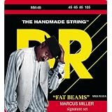 DR Strings Bass Strings Fatbeam, Marcus Miller Signature Stainless Steel Round Core Bass 45-105