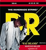DR Strings Bass Strings Fatbeam, Marcus Miller Signature Stainless Steel Round Core Bass 45-105
