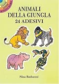 Animali Della Giungla: 24 Adesivi
