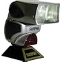 Sunpak PZ-040CS Ultra-Compact Digital TTL Dedicated Flash for Canon EOS Digital and 35mm Cameras (Silver)