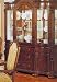 Kitchen & Housewares : Antique Brown Finish And Cherry Veneer Hutch