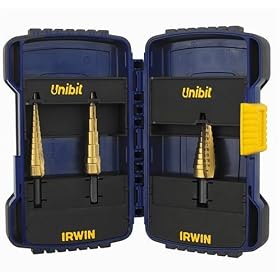 Irwin 15502 3 Piece Titanium Nitrate Coated Step Drill Bit Assortment by American Tool