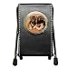 German Shepherd Puppies Pen Holder Desk Clock