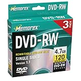 Cheap Memorex 4.7GB DVD-RW Media (3-Pack)