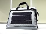 SunPack Solar iPad and iPhone Charger, iPad bag, iPad Cover, iPad accessories (include a solar bag with shoulder belt, power supply with 5400mAh Li-Po battery, AC charging adaptor, USB charging cable, and 10 DC tips)