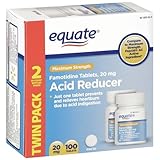 UPC 681131022453 product image for Equate - Acid Reducer, Maximum Strength, Famotidine 20 mg, 100 Tablets Compare t | upcitemdb.com