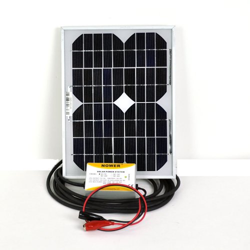 Instapark™ 5W Monocrystalline Solar Panel with 12V Solar Charge Controller