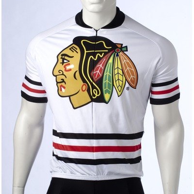 NHL Chicago Blackhawks Men's Cycling Jersey Size: Large