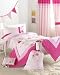 GIRLS PINK FLORAL POLKA-DOT GINGHAM FULL DUVET SET