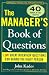 The Manager's Book of Questions by John Kador ISBN B001DU5JS4
