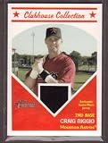 2008 Topps Heritage Clubhouse Collection Relics CC-CAB Craig Biggio (Baseball Cards) (Piece of Authentic Jersey)Houston Astros