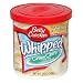 Betty Crocker Ready-To-Serve Soft Whipped Frosting, Fluffy White, 12-Ounce Jars (Pack of 12)