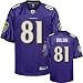 Anquan Boldin Jersey: Reebok Purple #81 Baltimore Ravens Replica Jersey