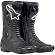 Alpinestars S-MX 5 Men's Performance/Road Riding Street Racing Motorcycle Boots - Black (Vented)