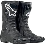 Alpinestars S-MX 5 Men's Performance/Road Riding Street Racing Motorcycle Boots - Black (Vented) / Size 45