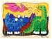Melissa and Doug Prehistoric Pals - Layered Wood Puzzles