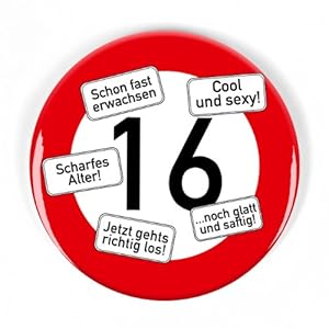 private signs Riesen Verkehrsschild Button zum 16 ...