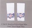 Reutter Porcelain Miniature Blue Royale Hand Towel